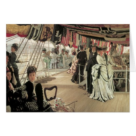 Ball on Shiboard de James Tissot, Art Victorien (Devant horizontal)