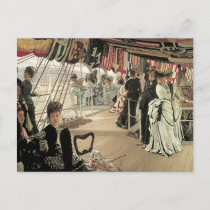 Ball on Shipboard van James Tissot, Victoriaans ku Briefkaart