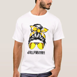Ball Park Mama Baseball Softball Mother's Day Mom T-shirt