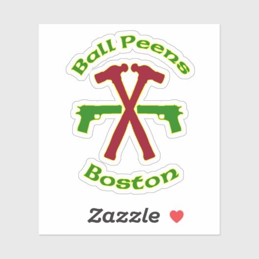 Ball Peens Boston Sticker (Vel)