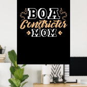 Ball Python Constrictor mama Poster (Thuiskantoor)