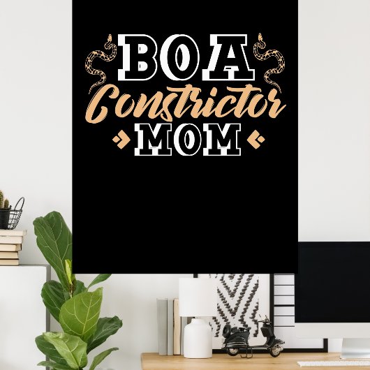 Ball Python Constrictor mama Poster (Thuiskantoor)