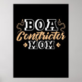 Ball Python Constrictor mama Poster (Voorkant)