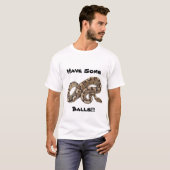 Ball Python heeft een aantal bakken T-shirt (Voorkant volledig)