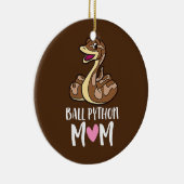Ball Python Ma Snake Ball Python Keramisch Ornament (Rechts)