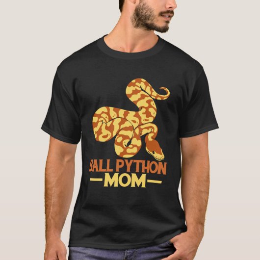Ball Python mama T-shirt (Voorkant)