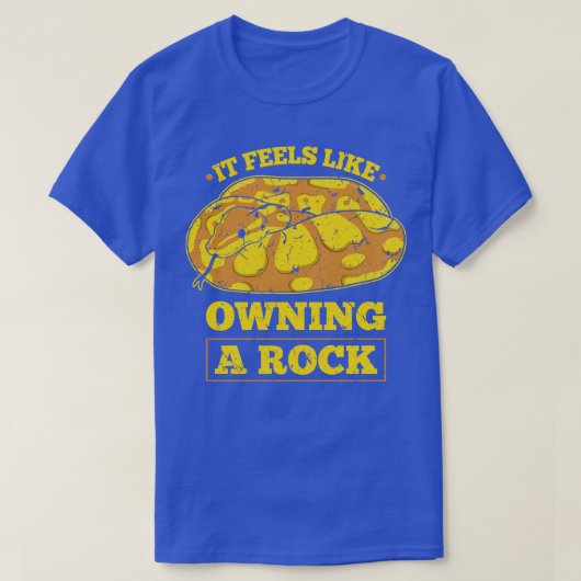 Ball Python Rock Snake Lover T-shirt (Design voorkant)