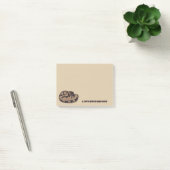 Ball Python Snake, Brown and Tan Personalized Post-it® Notes (Kantoor)