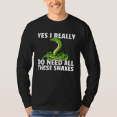 Ball Python Snake  For Boa  Owner T-shirt (Voorkant)