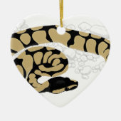 Ball Python Snake Keramisch Ornament (Voorkant)