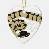 Ball Python Snake Keramisch Ornament (Links)
