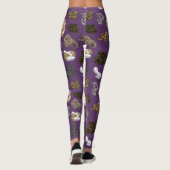 Ball Python Snake Morph Pattern Leggings (Achterkant)