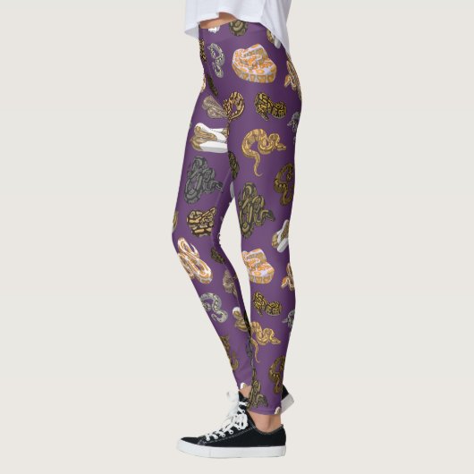 Ball Python Snake Morph Pattern Leggings (Links)