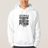 Ball Python | Snake Pet Reptile Gift Hoodie (Voorkant)