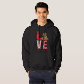 Ball Python Valentines Day Love Valentine Cute Hea Hoodie (Voorkant volledig)