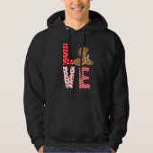 Ball Python Valentines Day Love Valentine Cute Hea Hoodie (Voorkant)
