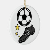 Ball & Shoes Keramisch Ornament (Rechts)