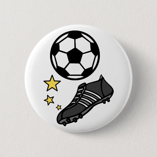 Ball & Shoes Ronde Button 5,7 Cm (Voorkant)