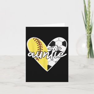 Ball Tante Softbal Voetbal Mama Player Kaart