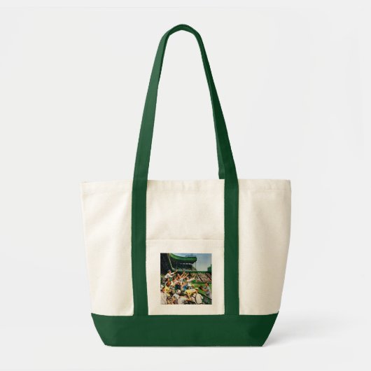 Ball voor thuisgebruik ophalen tote bag (Voorkant)