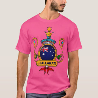 Ballarat City Pride Gouden Australische vlag Souve T-shirt