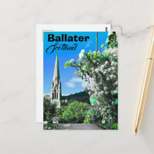 Ballater Schotland Reisansichtkaart Geheugen Cad Briefkaart