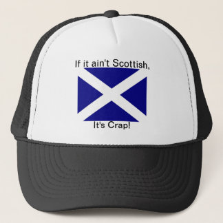 ballcap voor Schotse of Crap Trucker Pet