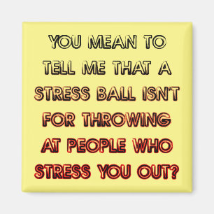 Balle Anti-Stress Magnet Frigo Drôle Réfrigérateur