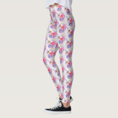 Balle de ballerine Whimsy swans leggings d'art (Gauche)