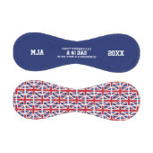 Balle De Baseball #1 NUMÉRO 1 Fête des pères DAD UK UNION JACK Drape (Panneaux)