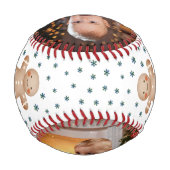 Balle De Baseball 1er Noël Gingerbread Homme 2 Photo (Dos)