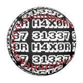 BALLE DE BASEBALL 31337 H4X0R (Devant Gauche)