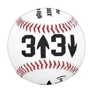Balle de baseball 3 montées 3 descentes - Cadeau d