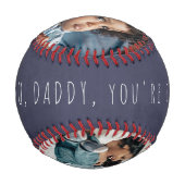 Balle De Baseball 3 photo collage Fête des pères Aimez-vous papa Mar (Devant)