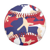 Balle De Baseball 4th of July, Independence day, Camouflage Beige (Dos)