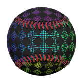 Balle De Baseball à damiers Moire par Kenneth Yoncich (Devant)