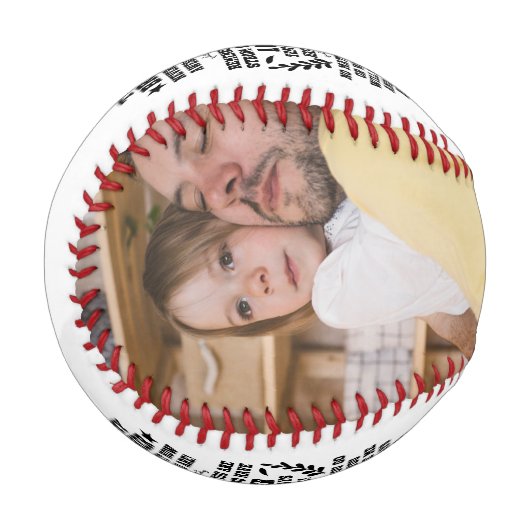 Balle De Baseball À Mon Frère cadeau De Frère avec Photo personnalis (Devant Gauche)