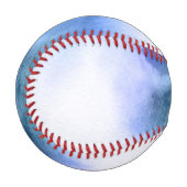 Balle De Baseball Abstrait aquarelle peinte à la main arrière - plan (Devant Gauche)