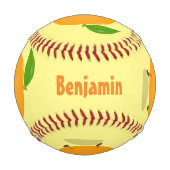 Balle De Baseball Agréable agrumes d'orange (Dos)