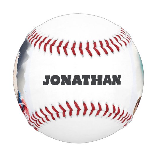 Balle De Baseball Aigle patriotique (Devant)