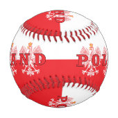 Balle De Baseball Aigles rouges de Pologne (Dos)