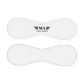 Balle De Baseball Ailes Monogramme personnalisé (Panneaux)