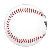 Balle De Baseball Ailes Monogramme personnalisé (Devant Gauche)