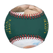 Balle De Baseball Aimez-vous à l'Outfield et retour photo verte (Dos)