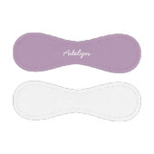 Balle De Baseball Ajouter le nom Custom White and Lavender Baseball (Panneaux)