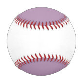 Balle De Baseball Ajouter le nom Custom White and Lavender Baseball (Dos)