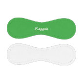 Balle De Baseball Ajouter un nom Custom White and Green Baseball (Panneaux)