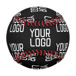 Balle De Baseball Ajouter votre logo Répéter Motif Modèle modifiable
