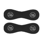 Balle De Baseball Ajouter votre propre logo | Arrière - plan noir (Panneaux)