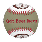 Balle De Baseball Ajouter votre propre texte (Dos)